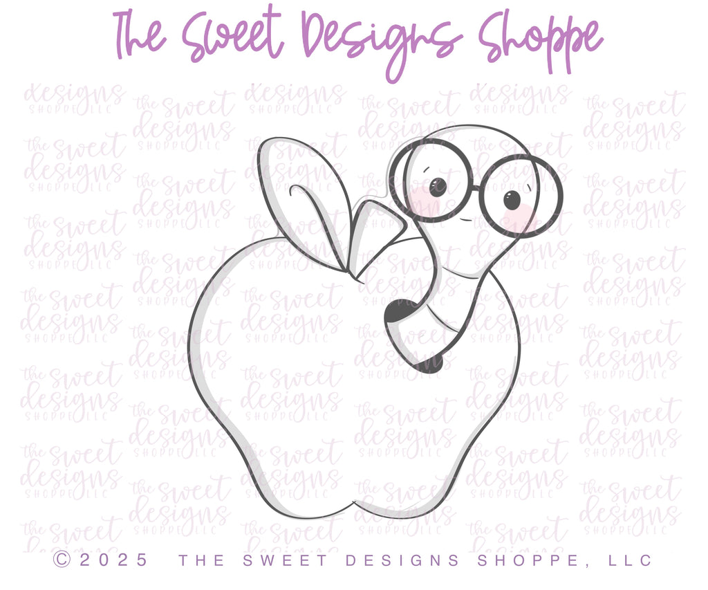 Cookie Cutters - Welcome Back to School Set - Set of 2 - Cookie Cutters - The Sweet Designs Shoppe - TSDS - - ALL,apple,back to school,Cookie Cutter,Plaque,Plaques,PLAQUES HANDLETTERING,Promocode,regular sets,School,School / Graduation,school supplies,set,STL