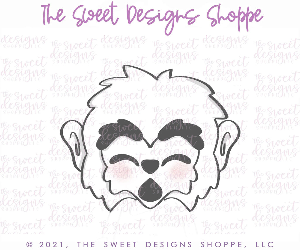 Cookie Cutters - Werewolf Face - Cookie Cutter - The Sweet Designs Shoppe - TSDS - - ALL,Animal,Animals,Animals and Insects,Boo,Cookie Cutter,Ghost,halloween,Promocode