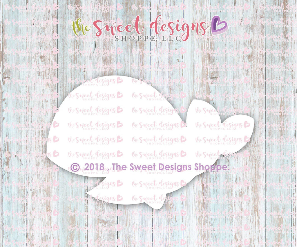 Cookie Cutters - Whale - Cookie Cutter - The Sweet Designs Shoppe - TSDS - - ALL,Animal,Animals,beach,Cookie Cutter,Promocode,sand,STL,summer,under the sea