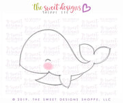 Cookie Cutters - Whale - Cookie Cutter - The Sweet Designs Shoppe - TSDS - - ALL,Animal,Animals,beach,Cookie Cutter,nautica,Promocode,sand,STL,summer,under the sea