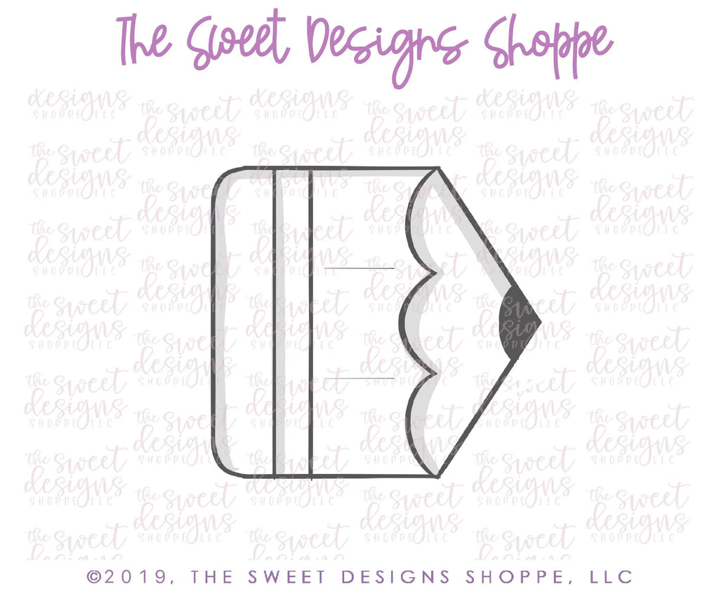 Cookie Cutters - Wide Chubby Pencil - Cookie Cutter - The Sweet Designs Shoppe - - ALL, back to school, Cookie Cutter, Grad, graduations, Pencil, Promocode, school, School / Graduation