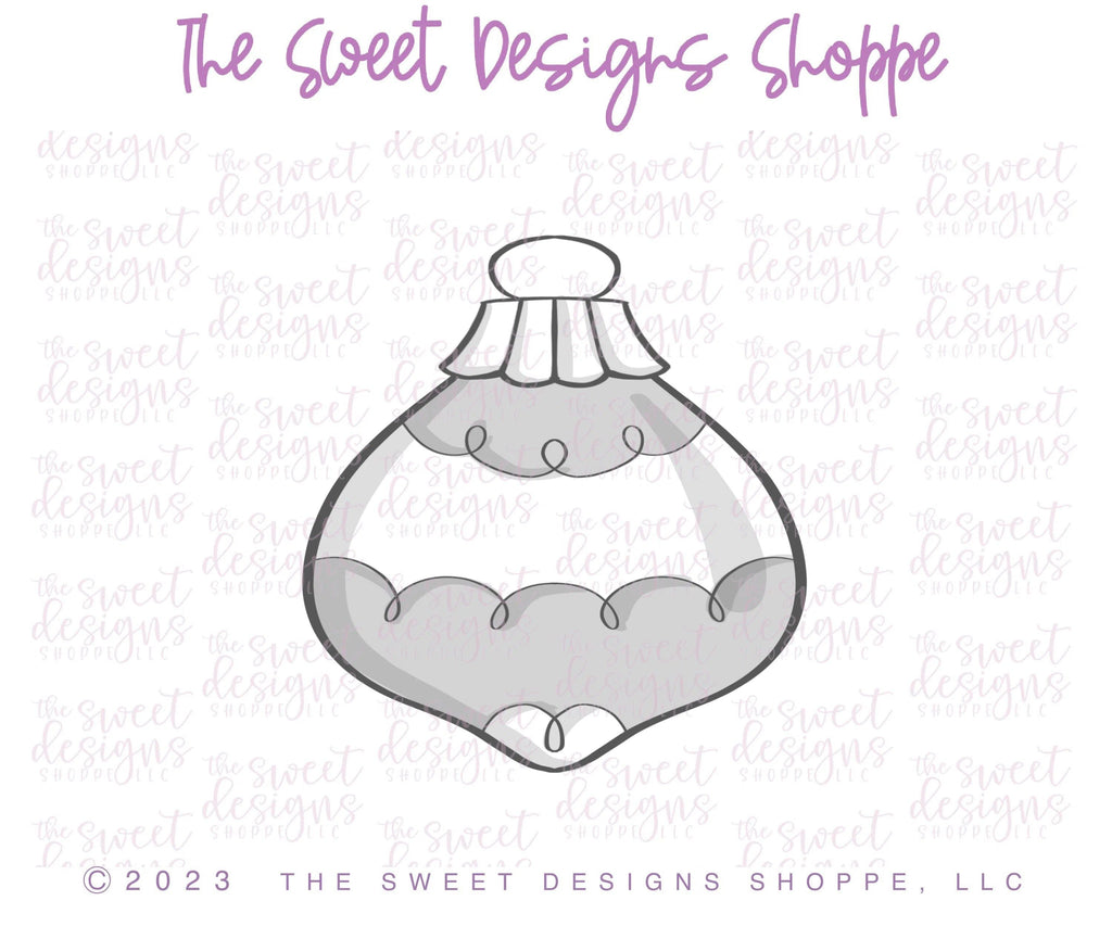 Cookie Cutters - Wide Ornament - Cookie Cutter - The Sweet Designs Shoppe - TSDS - - advent,Advent Calendar,ALL,Christmas,Christmas / Winter,Christmas Cookies,Cookie Cutter,Ornament,Promocode