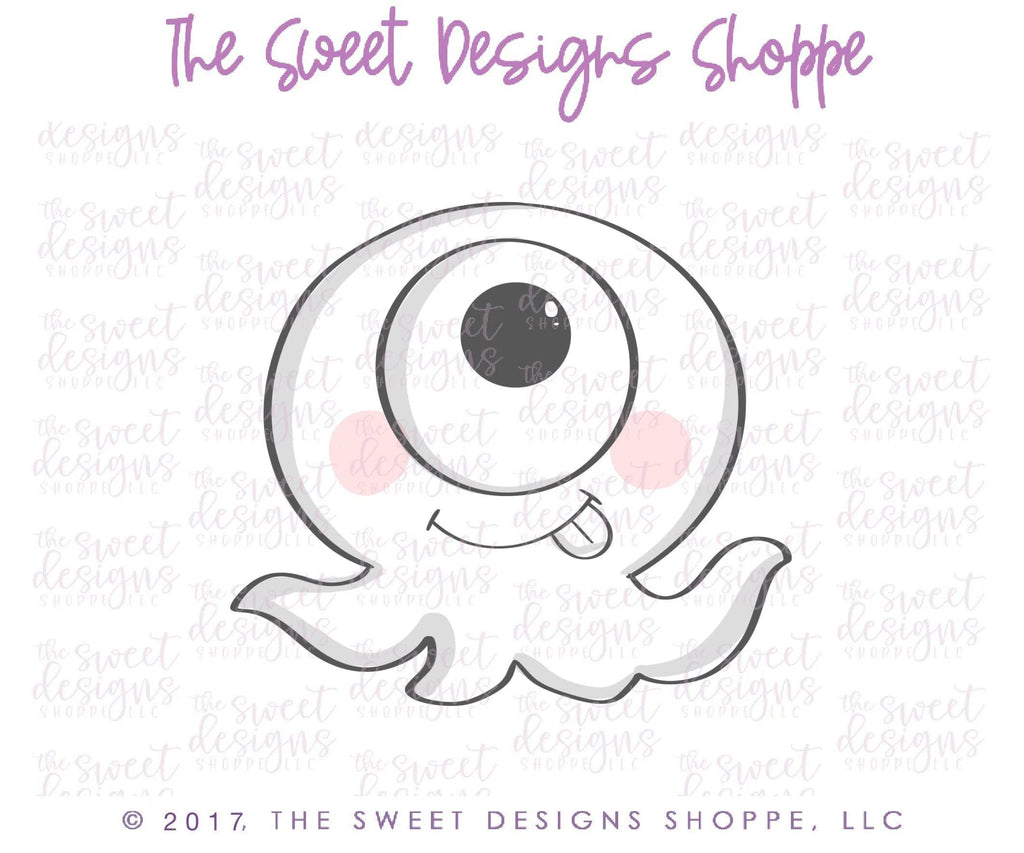 Cookie Cutters - Wiggly Monster v2- Cookie Cutter - The Sweet Designs Shoppe - TSDS - - ALL,Cookie Cutter,Fall / Halloween,halloween,Kids / Fantasy,monster,Monsters and Zombies,Promocode,trick or treat,zombie,Zombies