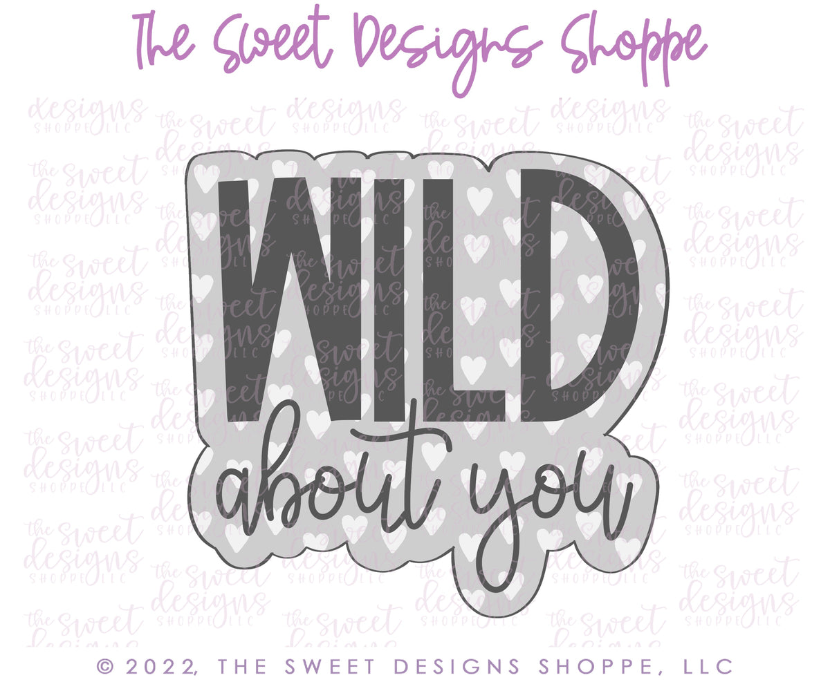 Cookie Cutters - Wild about You Cookie Cutters Set - Set of 4 - Cookie Cutters - The Sweet Designs Shoppe - TSDS - - ALL,Animal,Animals,Animals and Insects,Cookie Cutter,Mini Sets,Promocode,regular sets,set,valentine,Valentine's