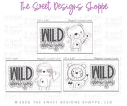 Cookie Cutters - Wild about You Cookie Cutters Set - Set of 4 - Cookie Cutters - The Sweet Designs Shoppe - TSDS - - ALL,Animal,Animals,Animals and Insects,Cookie Cutter,Mini Sets,Promocode,regular sets,set,valentine,Valentine's