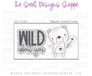 Cookie Cutters - Wild about You Cookie Cutters Set - Set of 4 - Cookie Cutters - The Sweet Designs Shoppe - TSDS - - ALL,Animal,Animals,Animals and Insects,Cookie Cutter,Mini Sets,Promocode,regular sets,set,valentine,Valentine's