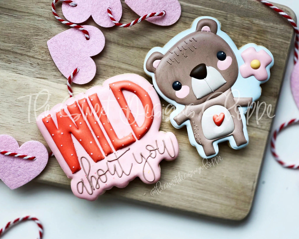 Cookie Cutters - Wild about You Cookie Cutters Set - Set of 4 - Cookie Cutters - The Sweet Designs Shoppe - TSDS - - ALL,Animal,Animals,Animals and Insects,Cookie Cutter,Mini Sets,Promocode,regular sets,set,valentine,Valentine's