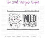 Cookie Cutters - Wild about You Cookie Cutters Set - Set of 4 - Cookie Cutters - The Sweet Designs Shoppe - TSDS - - ALL,Animal,Animals,Animals and Insects,Cookie Cutter,Mini Sets,Promocode,regular sets,set,valentine,Valentine's