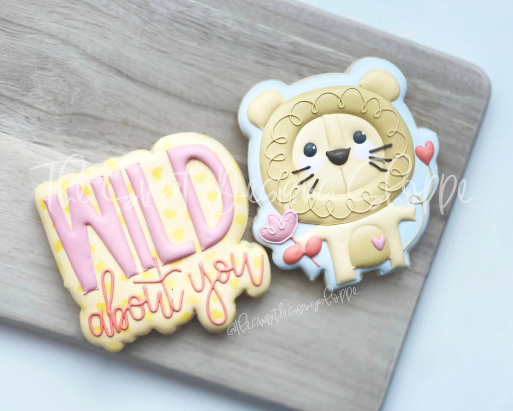 Cookie Cutters - Wild about You Cookie Cutters Set - Set of 4 - Cookie Cutters - The Sweet Designs Shoppe - TSDS - - ALL,Animal,Animals,Animals and Insects,Cookie Cutter,Mini Sets,Promocode,regular sets,set,valentine,Valentine's