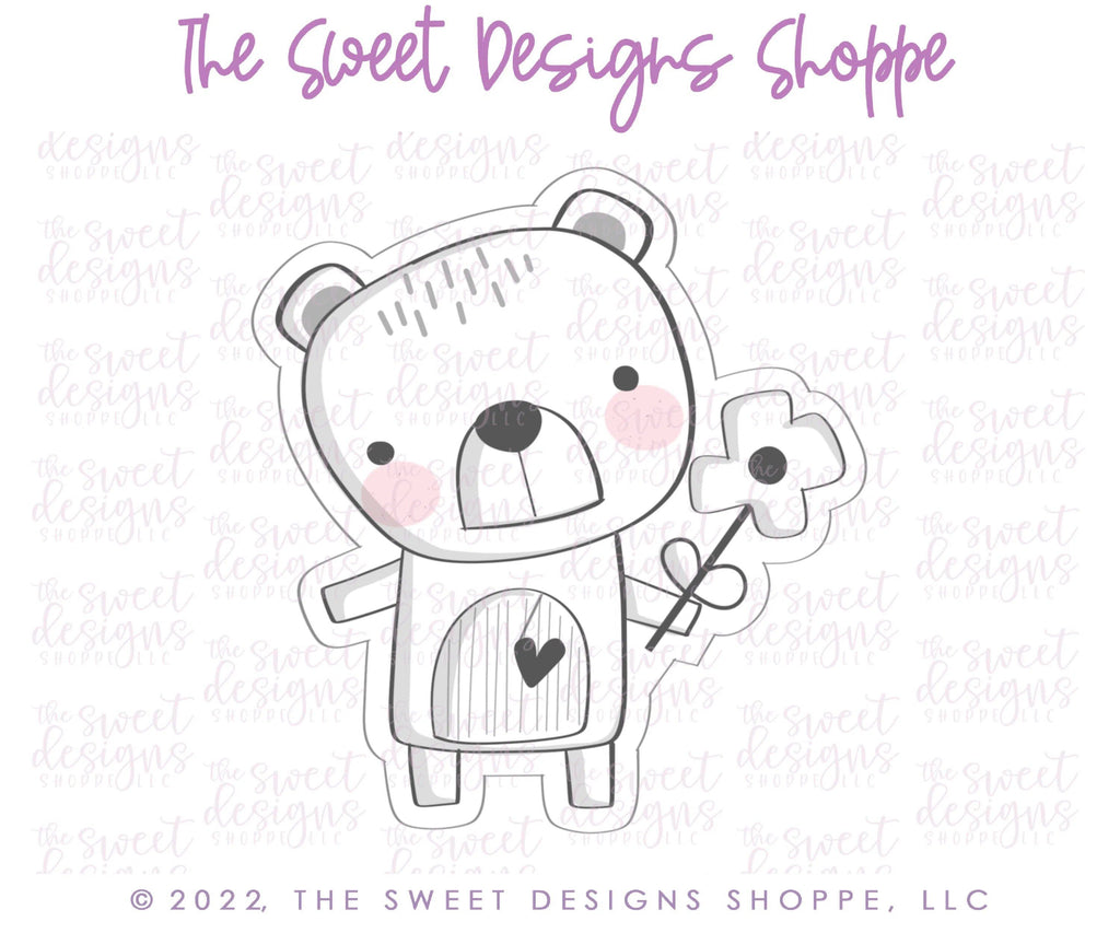 Cookie Cutters - Wild Bear - Cookie Cutter - Sweet Designs Shoppe - - ALL, Animal, Animals, Bear, Cookie Cutter, kids, Promocode, valentine, valentines
