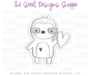 Cookie Cutters - Wild Sloth - Cookie Cutter - The Sweet Designs Shoppe - TSDS - - ALL,Animal,Animals,Cookie Cutter,kids,Promocode,STL,valentine,valentines