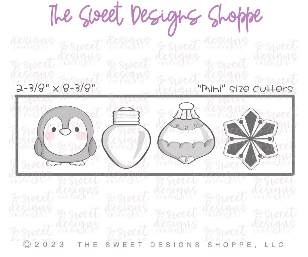 Cookie Cutters - Winter Wonderland Mini Set - Set of 4 - Cookie Cutters - The Sweet Designs Shoppe - TSDS - - ALL,Animal,Animals,Christmas,Christmas / Winter,Cookie Cutter,Mini Sets,Promocode,regular sets,set,Winter