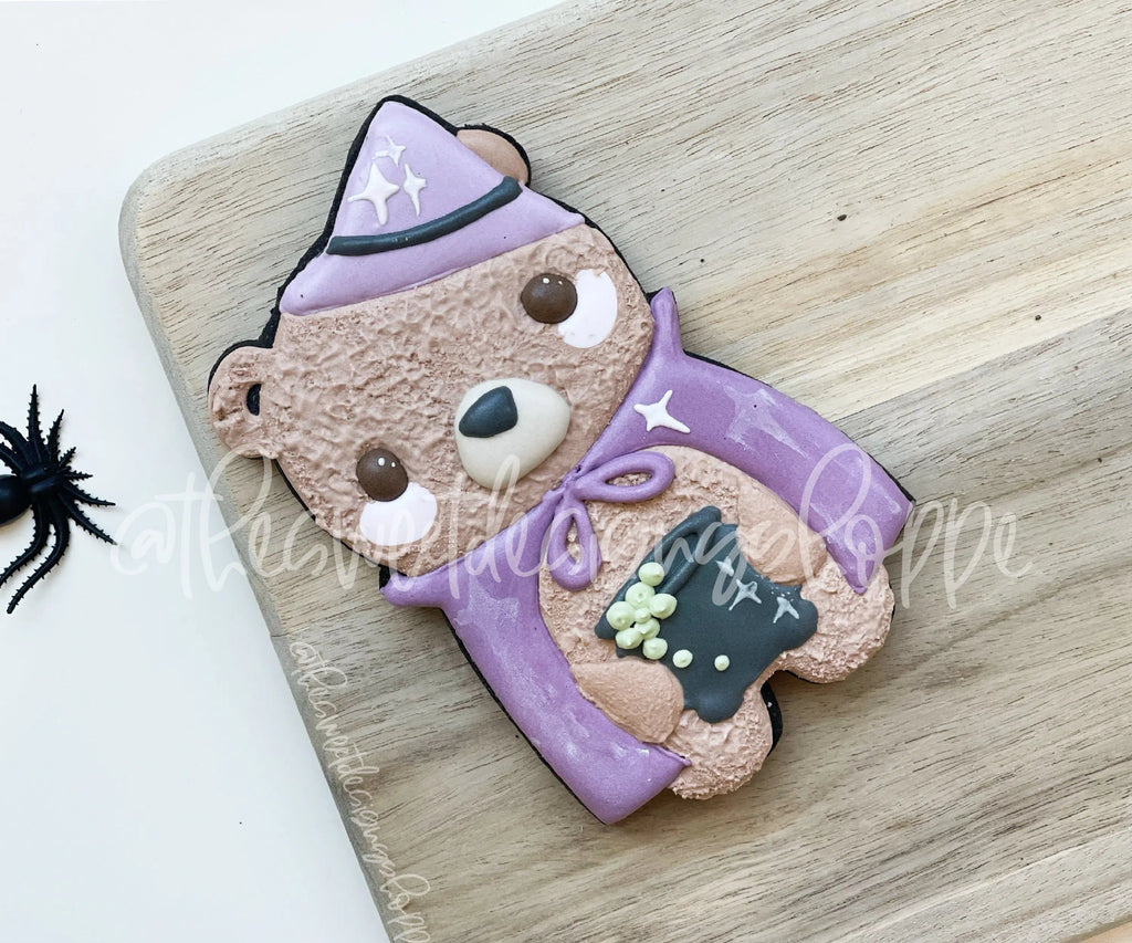 Cookie Cutters - Witch Bear - Cookie Cutter - The Sweet Designs Shoppe - TSDS - - ALL,Animal,Animals,Bear,Cookie Cutter,halloween,Promocode