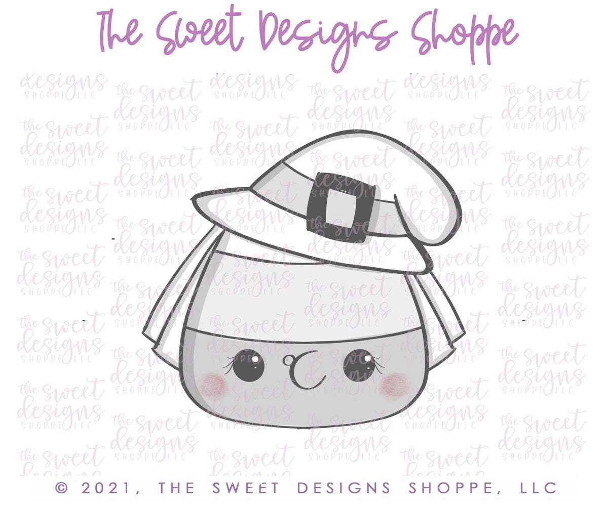 Cookie Cutters - Witch Candy Corn - Cookie Cutter - The Sweet Designs Shoppe - TSDS - - ALL,Candy corn,Cookie Cutter,Fall / Halloween,Food,Food & Beverages,Halloween,Promocode,STL,Sweets,trick or treat,Witch