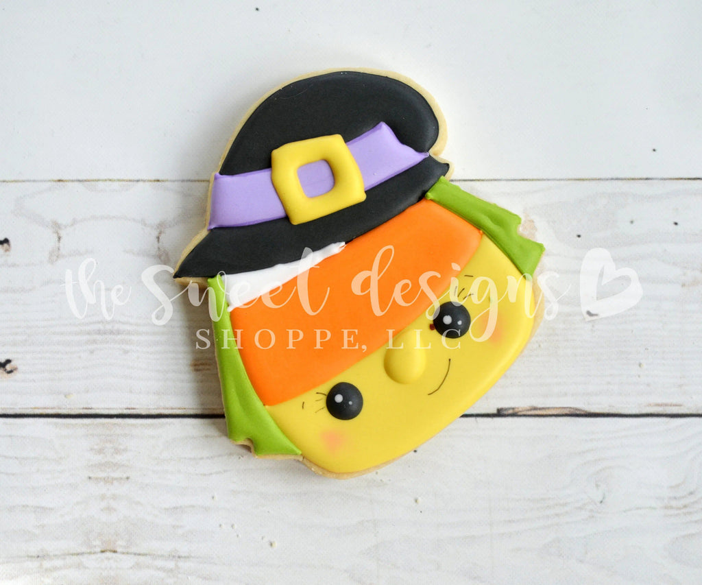 Cookie Cutters - Witch Candy Corn - Cookie Cutter - The Sweet Designs Shoppe - TSDS - - ALL,Candy corn,Cookie Cutter,Fall / Halloween,Food,Food & Beverages,Halloween,Promocode,Sweets,trick or treat,Witch
