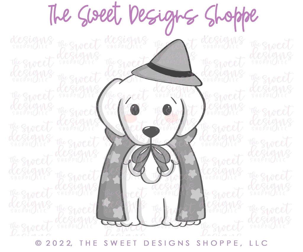 Cookie Cutters - Witch Cirila - Cookie Cutter - The Sweet Designs Shoppe - - ALL, Animal, Cookie Cutter, dog, halloween, Promocode, STL