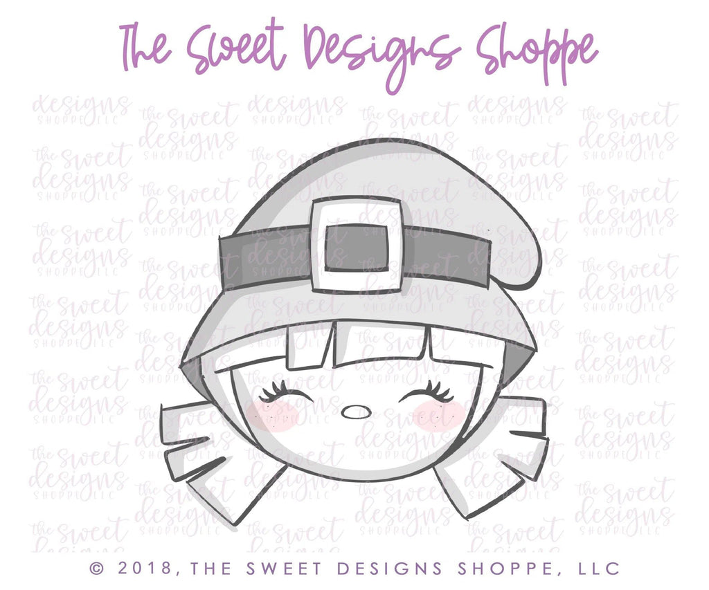 Cookie Cutters - Witch Face 2018 v2- Cookie Cutter - The Sweet Designs Shoppe - TSDS - - ALL,Cookie Cutter,Customize,Fall / Halloween,halloween,Promocode,trick or treat,Witch
