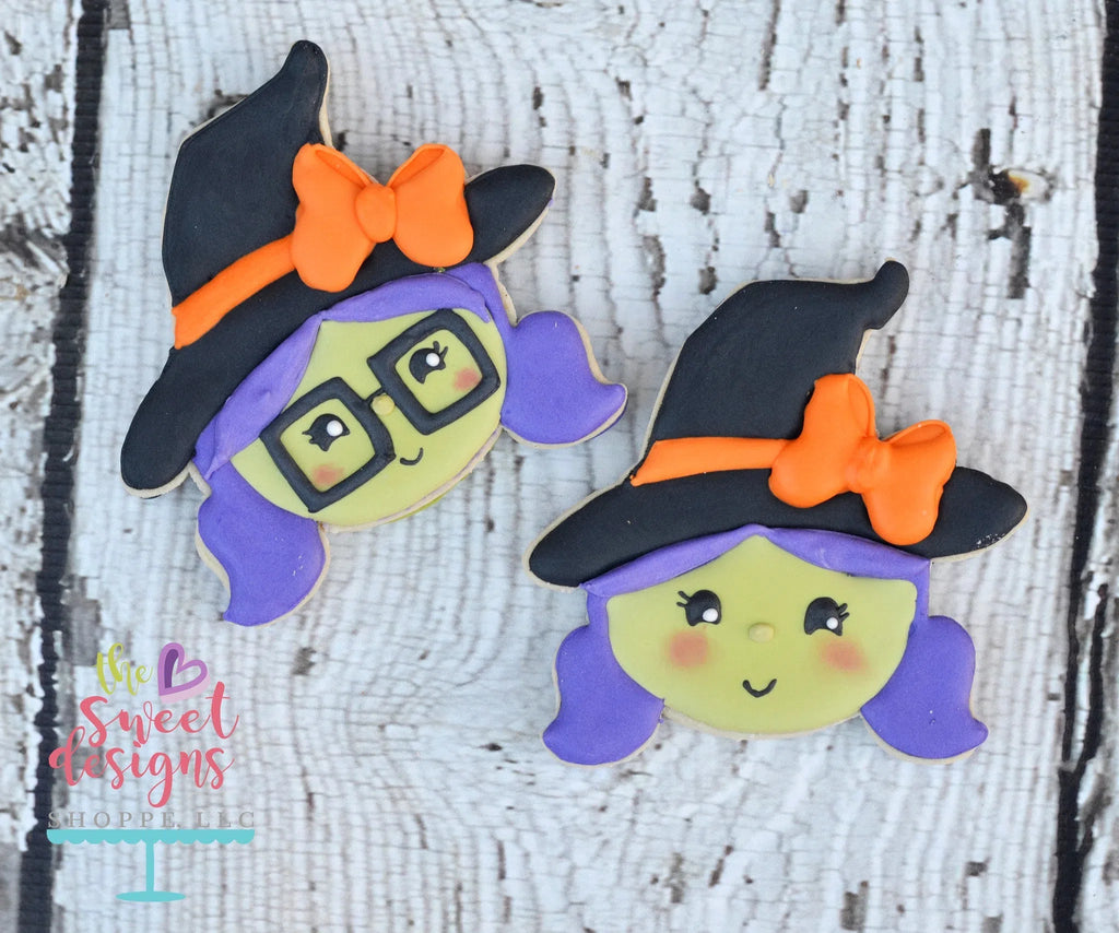 Cookie Cutters - Witch Face v2- Cookie Cutter - Sweet Designs Shoppe - - ALL, Cookie Cutter, Customize, Fall / Halloween, halloween, Promocode, trick or treat, Witch