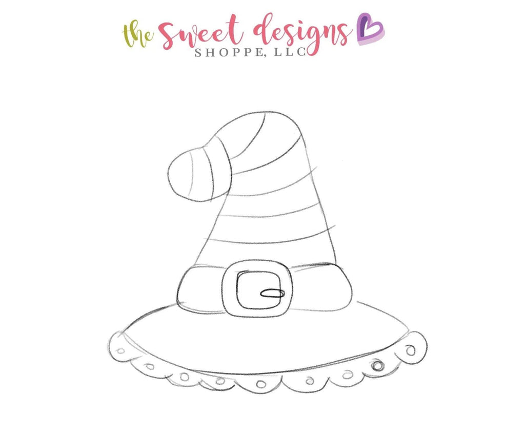 Cookie Cutters - Witch Hat - Cookie Cutter - The Sweet Designs Shoppe - TSDS - - ALL,Clothing / Accessories,cookie cutters,Fall / Halloween,halloween,Promocode,trick or treat