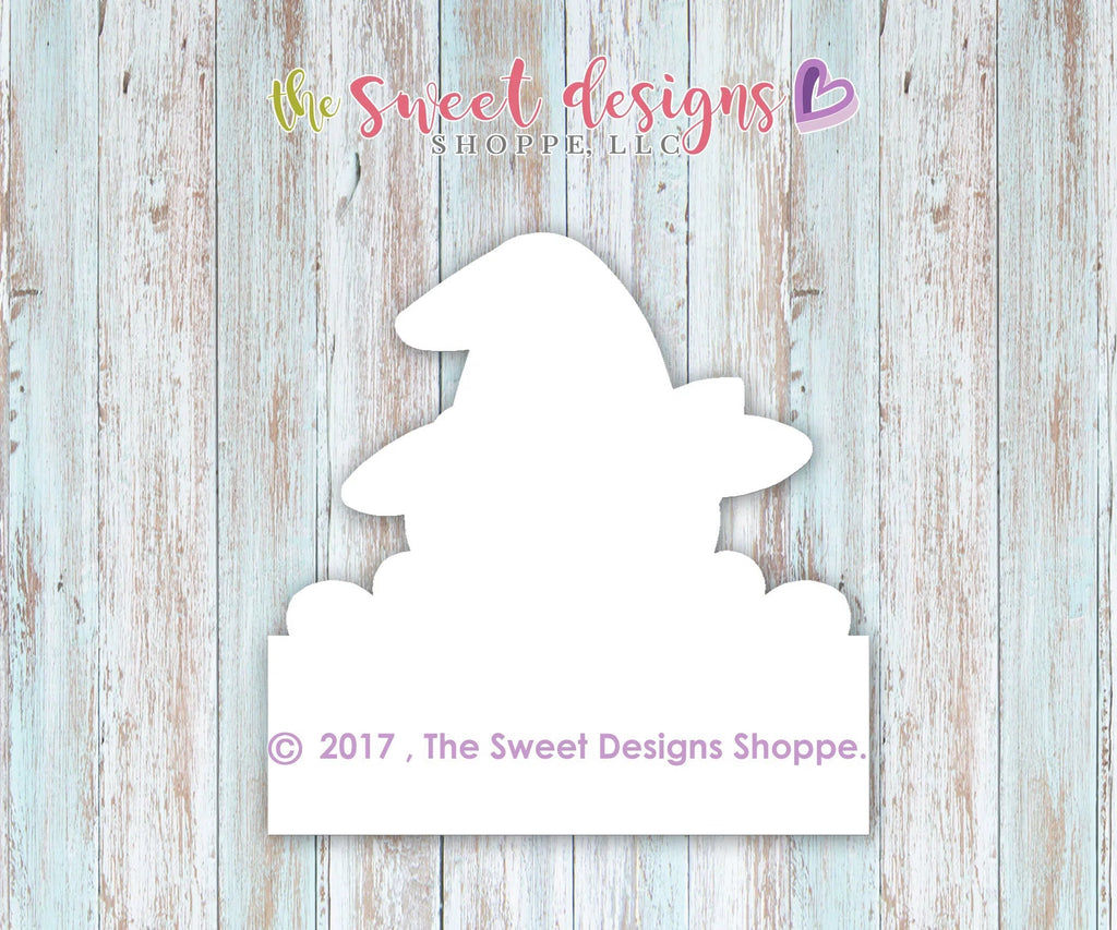 Cookie Cutters - Witch Plaque - Cookie Cutter - Sweet Designs Shoppe - - Addams Family, ALL, Cookie Cutter, Customize, Fall / Halloween, halloween, Plaque, Plaques, Promocode, trick or treat