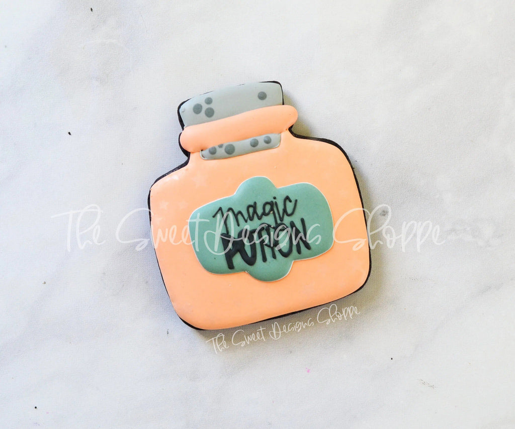 Cookie Cutters - Witch Potion - Cookie Cutter - The Sweet Designs Shoppe - TSDS - - ALL,Animal,Animals,Cookie Cutter,Fall / Halloween,Food,Halloween,Promocode,valentine,valentines,Witch