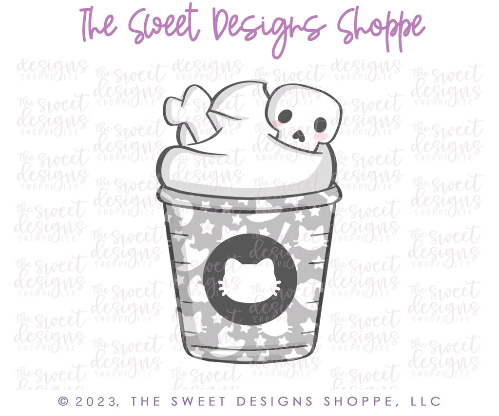 Cookie Cutters - Witches Brew Coffee - Cookie Cutter - The Sweet Designs Shoppe - TSDS - - ALL,beverage,Coffee,Cookie Cutter,Food,Food & Beverages,Food and Beverage,halloween,mug,mugs,Plastic Coffee Cup,Promocode,sips