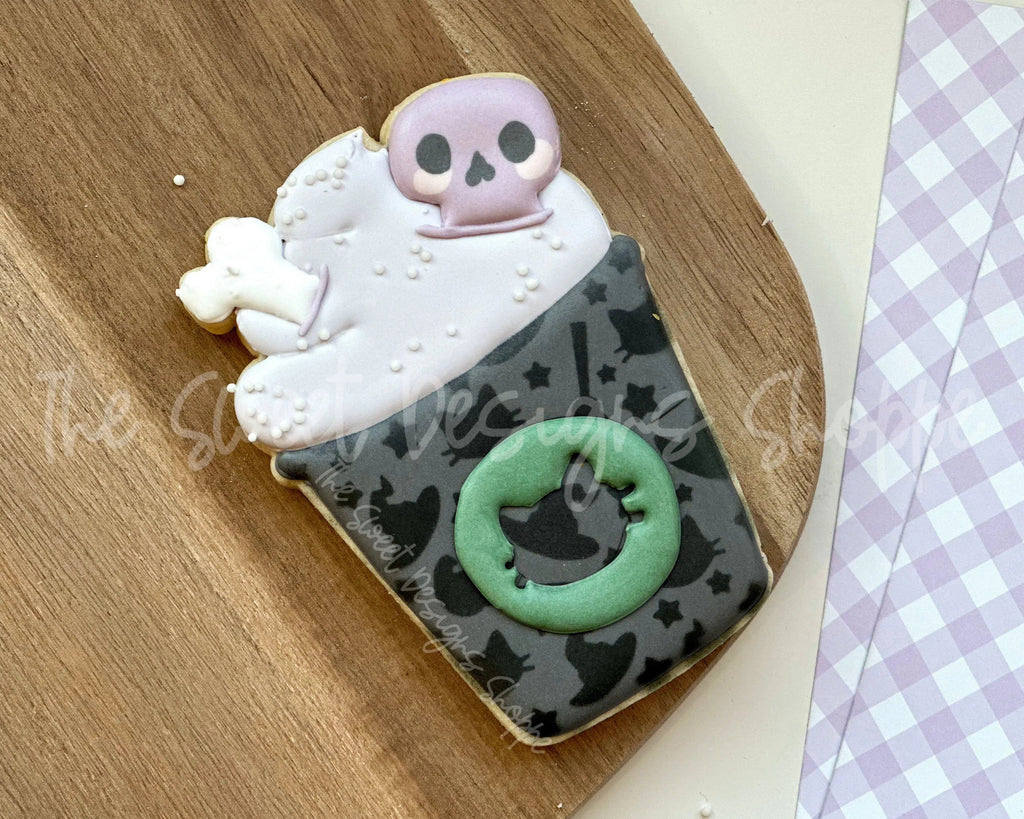 Cookie Cutters - Witches Brew Coffee - Cookie Cutter - The Sweet Designs Shoppe - TSDS - - ALL,beverage,Coffee,Cookie Cutter,Food,Food & Beverages,Food and Beverage,halloween,mug,mugs,Plastic Coffee Cup,Promocode,sips