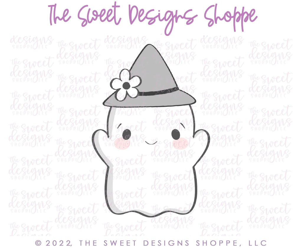 Cookie Cutters - Witchy Ghost - Cookie Cutter - The Sweet Designs Shoppe - - ALL, Boo, Cookie Cutter, Ghost, halloween, Promocode