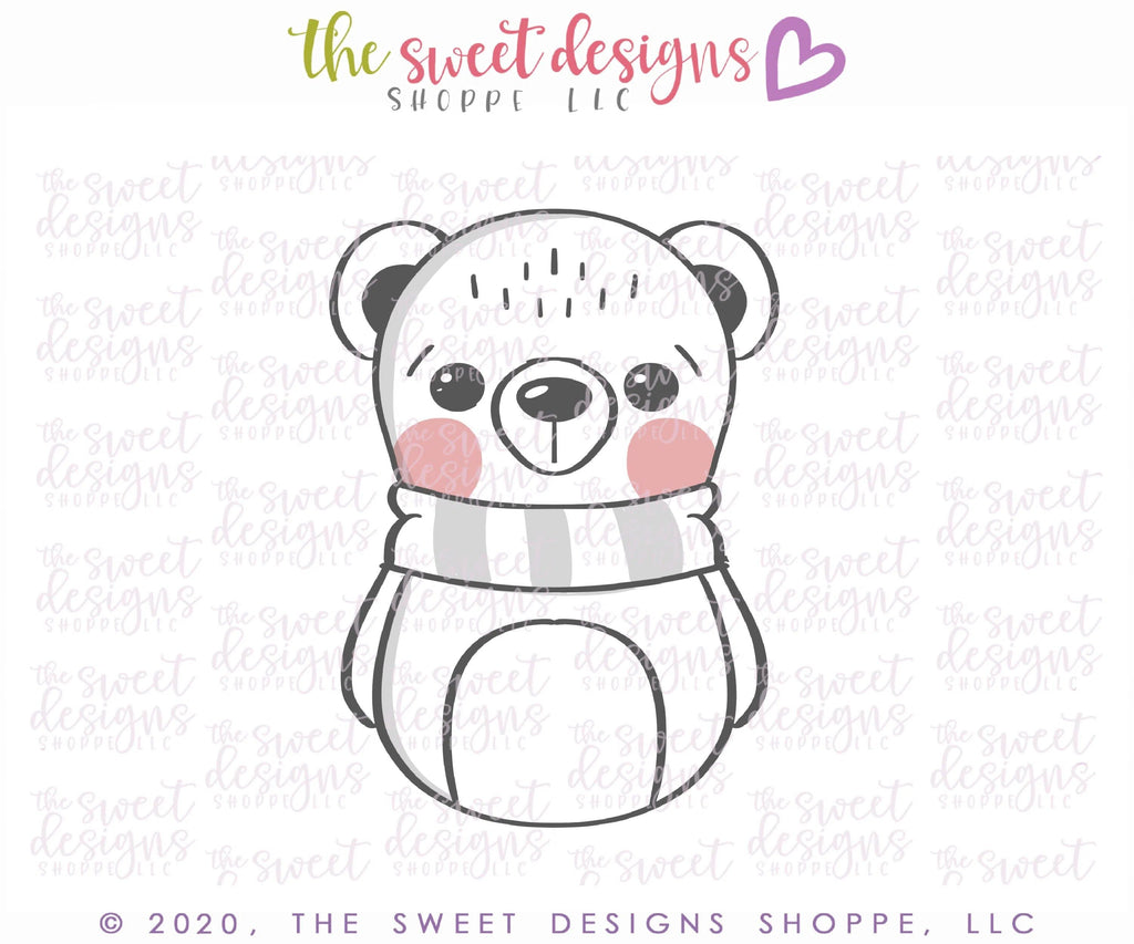 Cookie Cutters - Wobbly Bear - Cookie Cutter - The Sweet Designs Shoppe - TSDS - - ALL,Animal,Animals,Animals and Insects,baby toys,Christmas,Christmas / Winter,Christmas Cookies,Cookie Cutter,Promocode,toy,toys,wobble