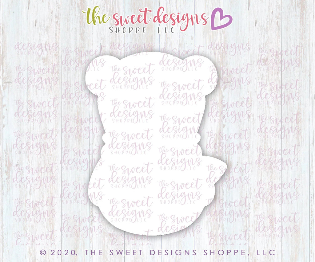 Cookie Cutters - Wobbly Bear with Scarf- Cookie Cutter - Sweet Designs Shoppe - - ALL, Animal, Animals, Animals and Insects, baby toys, Christmas, Christmas / Winter, Christmas Cookies, Cookie Cutter, Promocode, toy, toys, Valentine, Valentines, valentines collection 2018, Valentines couples, valentines2020-2, wobble