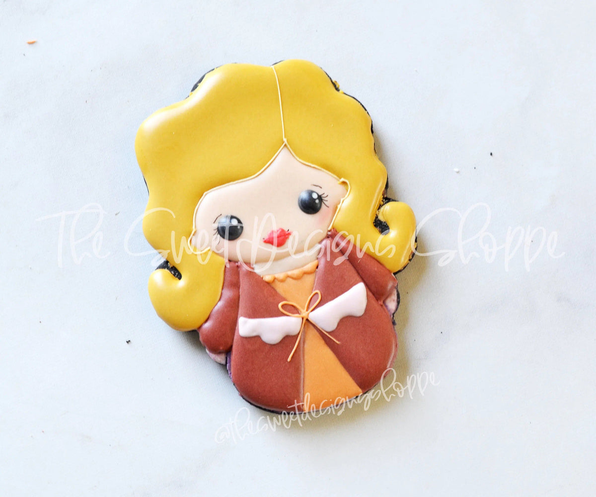 Cookie Cutters - Wobbly Blonde Witch - Cookie Cutter - The Sweet Designs Shoppe - TSDS - - ALL,Cookie Cutter,halloween,kids,Kids / Fantasy,Promocode,STL,wobble