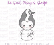 Cookie Cutters - Wobbly Brunette Witch - Cookie Cutter - The Sweet Designs Shoppe - TSDS - - ALL,Cookie Cutter,halloween,kids,Kids / Fantasy,Promocode,STL,wobble