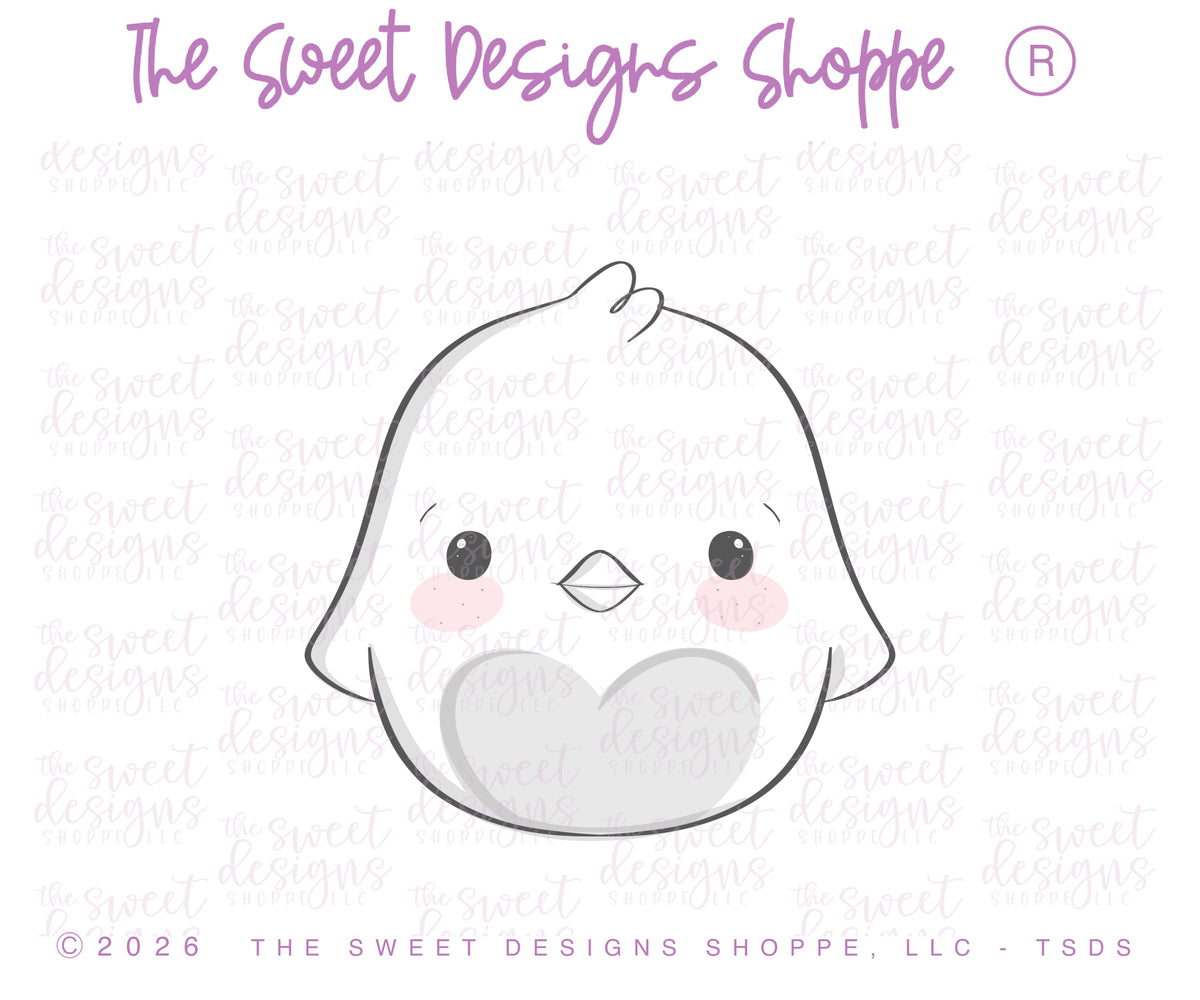 Cookie Cutters - Wobbly Chick - Cookie Cutter - The Sweet Designs Shoppe - TSDS - - ALL,Animal,Animals,Animals and Insects,Cookie Cutter,Easter,Easter / Spring,Kids / Fantasy,Promocode,STL