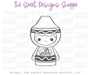 Cookie Cutters - Wobbly Crayon - Cookie Cutter - The Sweet Designs Shoppe - TSDS - - ALL,Baby / Kids,baby toys,back to school,Cookie Cutter,Grad,graduations,kids,Kids / Fantasy,Promocode,School,School / Graduation,School Bus,school supplies,STL,toys