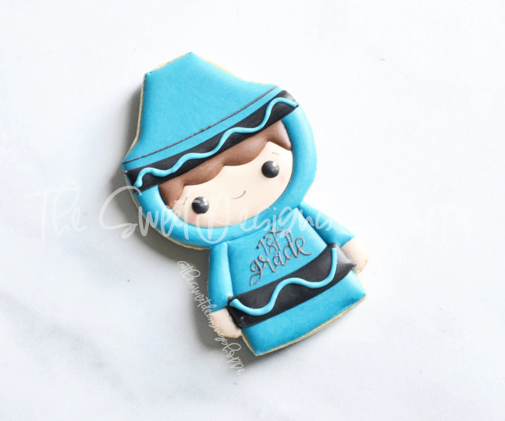 Cookie Cutters - Wobbly Crayon - Cookie Cutter - The Sweet Designs Shoppe - TSDS - - ALL,Baby / Kids,baby toys,back to school,Cookie Cutter,Grad,graduations,kids,Kids / Fantasy,Promocode,School,School / Graduation,School Bus,school supplies,toys