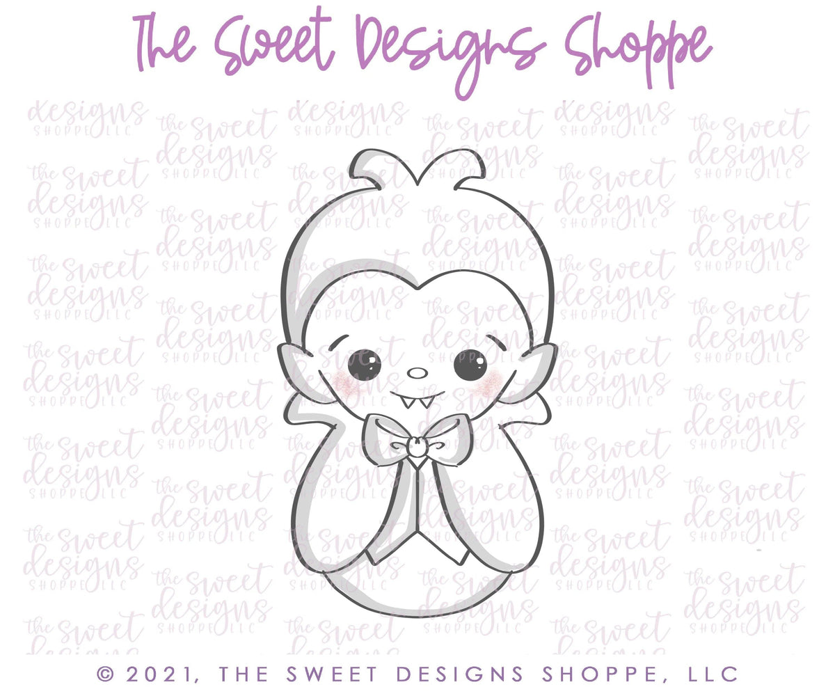 Cookie Cutters - Wobbly Dracula - Cookie Cutter - The Sweet Designs Shoppe - TSDS - - ALL,Cookie Cutter,halloween,kids,Kids / Fantasy,Promocode,STL,Wobble