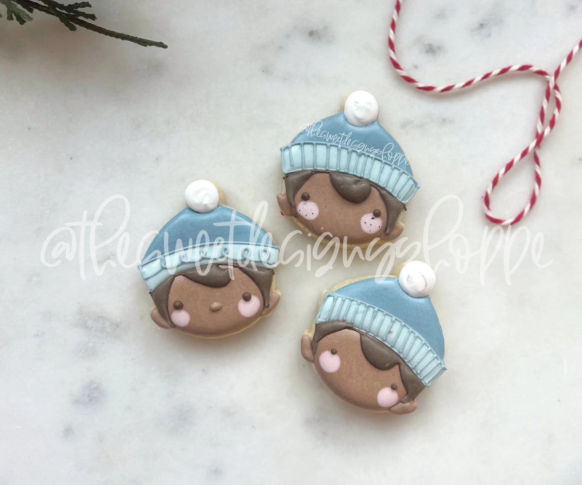 Cookie Cutters - Wobbly Elf Face - Cookie Cutter - The Sweet Designs Shoppe - TSDS - - ALL,baby toys,Christmas,Christmas / Winter,Christmas Cookies,Cookie Cutter,Promocode,Santa,STL,toy,toys,wobble