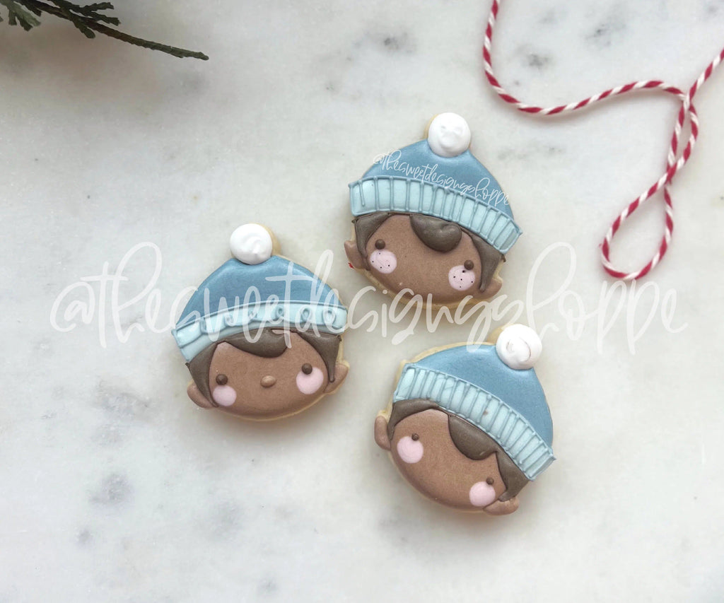 Cookie Cutters - Wobbly Elf Face - Cookie Cutter - The Sweet Designs Shoppe - TSDS - - ALL,baby toys,Christmas,Christmas / Winter,Christmas Cookies,Cookie Cutter,Promocode,Santa,toy,toys,wobble