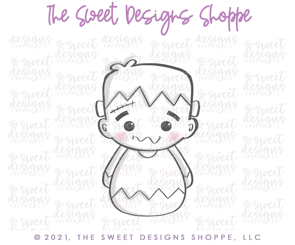 Cookie Cutters - Wobbly Frankenstein - Cookie Cutter - The Sweet Designs Shoppe - TSDS - - ALL,Cookie Cutter,halloween,kids,Kids / Fantasy,Promocode,Wobble