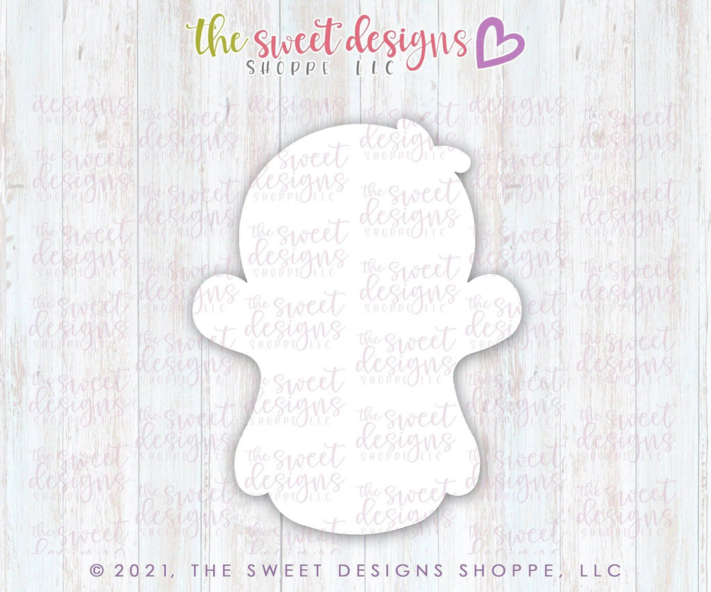 Cookie Cutters - Wobbly Ghost - Cookie Cutter - The Sweet Designs Shoppe - TSDS - - ALL,Boo,Cookie Cutter,Ghost,halloween,kids,Kids / Fantasy,Promocode,Wobble