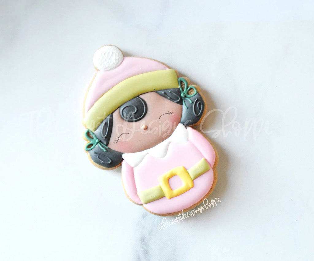 Cookie Cutters - Wobbly Girl Elf - Cookie Cutter - The Sweet Designs Shoppe - TSDS - - ALL,baby toys,Christmas,Christmas / Winter,Christmas Cookies,Cookie Cutter,Promocode,toy,toys,wobble