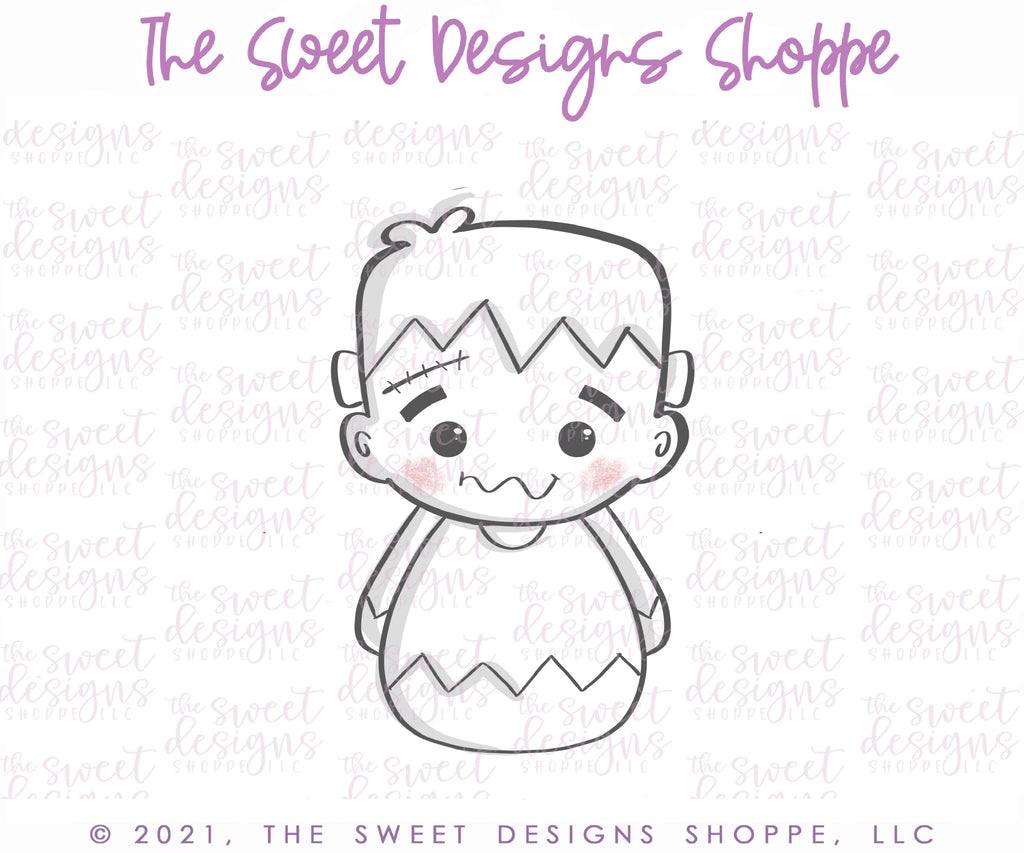 Cookie Cutters - Wobbly Halloween Set - Cookie Cutters - The Sweet Designs Shoppe - TSDS - - ALL,Cookie Cutter,halloween,Halloween set,Halloween Sets,Mini Sets,Promocode,regular sets,set,STL