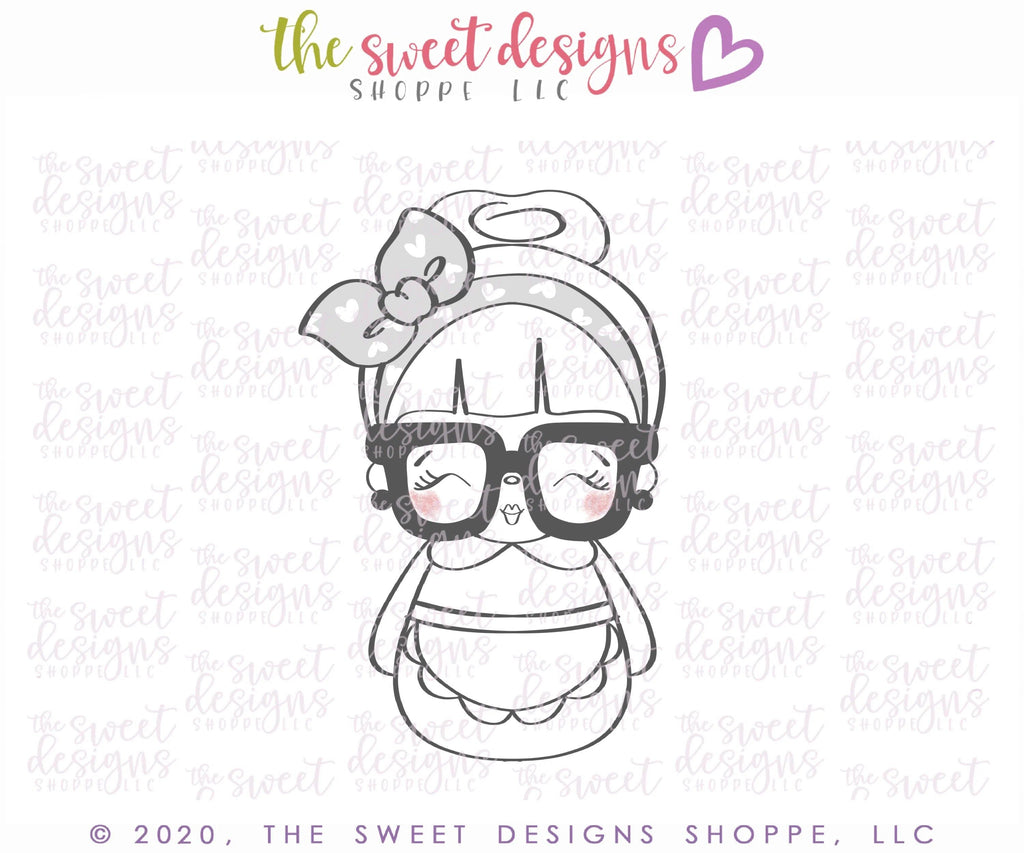 Cookie Cutters - Wobbly Mrs. Claus - Cookie Cutter - The Sweet Designs Shoppe - TSDS - - ALL,baby toys,Christmas,Christmas / Winter,Christmas Cookies,Cookie Cutter,Promocode,Santa,toy,toys,wobble