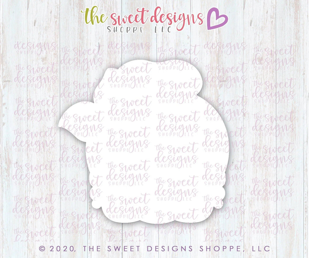 Cookie Cutters - Wobbly Mrs. Claus Face - Cookie Cutter - The Sweet Designs Shoppe - TSDS - - ALL,baby toys,Christmas,Christmas / Winter,Christmas Cookies,Cookie Cutter,Promocode,Santa,STL,toy,toys,wobble