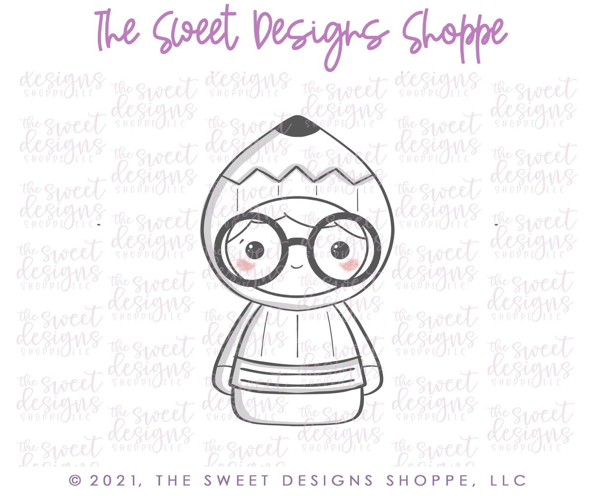 Cookie Cutters - Wobbly Pencil Kid - Cookie Cutter - The Sweet Designs Shoppe - TSDS - - ALL,Baby / Kids,baby toys,back to school,Cookie Cutter,Grad,graduations,kids,Kids / Fantasy,Promocode,School,School / Graduation,School Bus,school supplies,STL,toys
