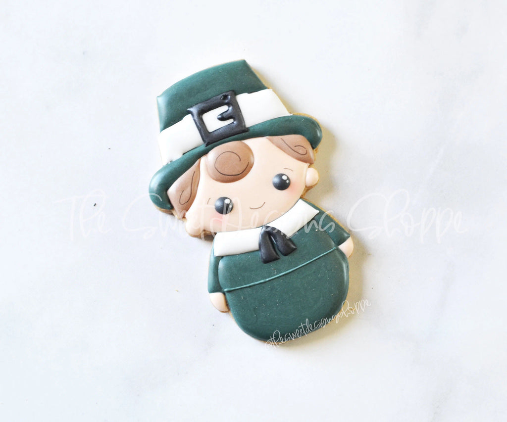 Cookie Cutters - Wobbly Pilgrim Boy - Cookie Cutter - The Sweet Designs Shoppe - TSDS - - ALL,Cookie Cutter,Fall,Fall / Thanksgiving,Promocode,thanksgiving,wobble