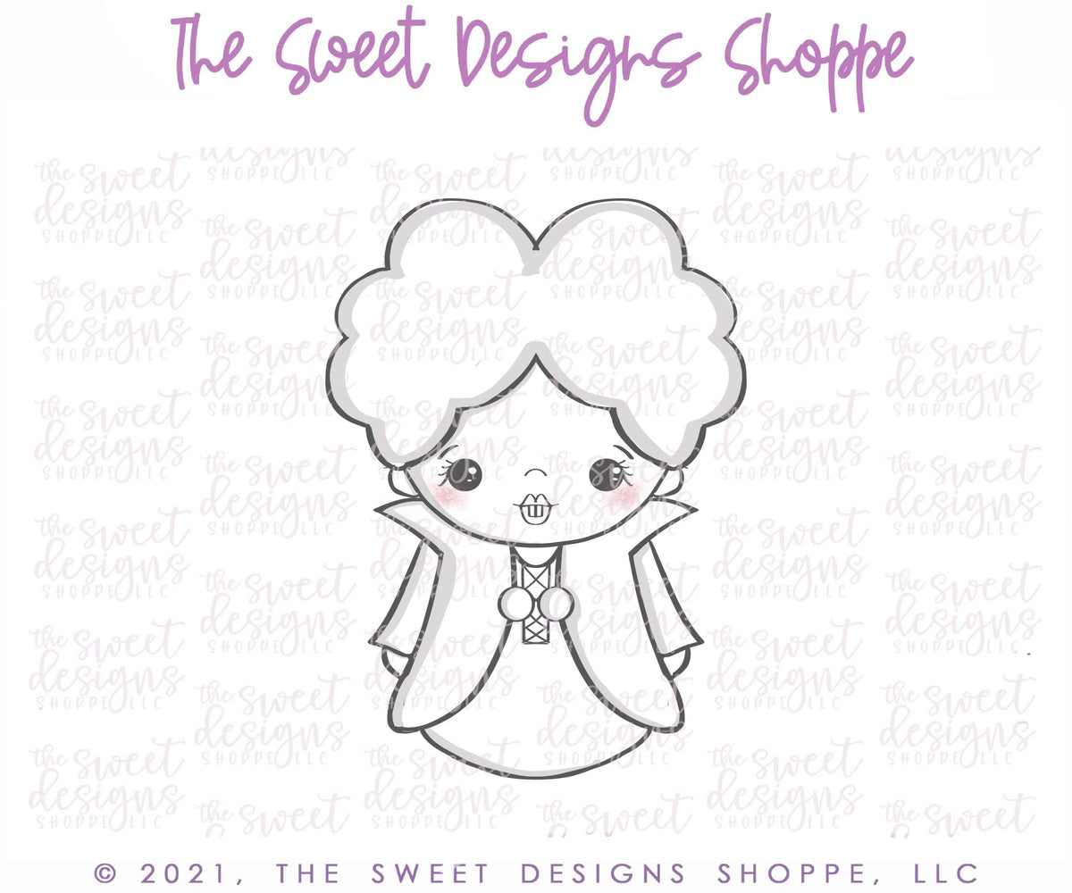 Cookie Cutters - Wobbly Redhead Witch - Cookie Cutter - The Sweet Designs Shoppe - TSDS - - ALL,Cookie Cutter,halloween,kids,Kids / Fantasy,Promocode,STL,wobble