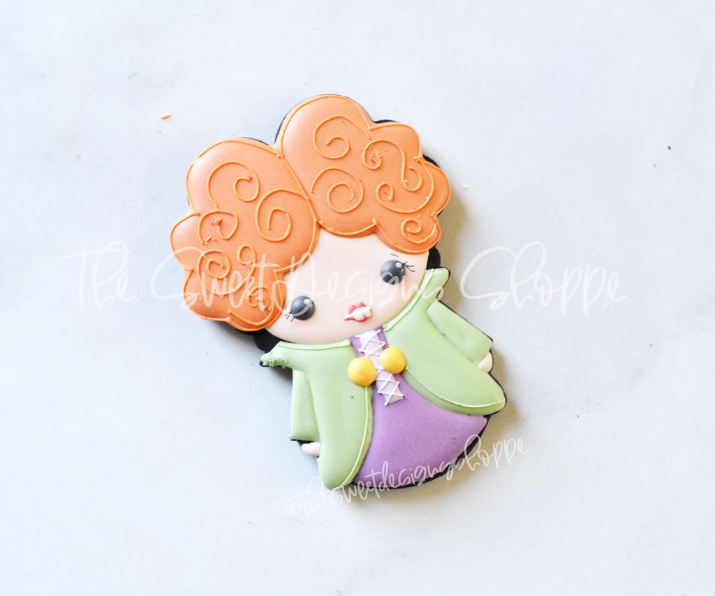 Cookie Cutters - Wobbly Redhead Witch - Cookie Cutter - The Sweet Designs Shoppe - TSDS - - ALL,Cookie Cutter,halloween,kids,Kids / Fantasy,Promocode,wobble
