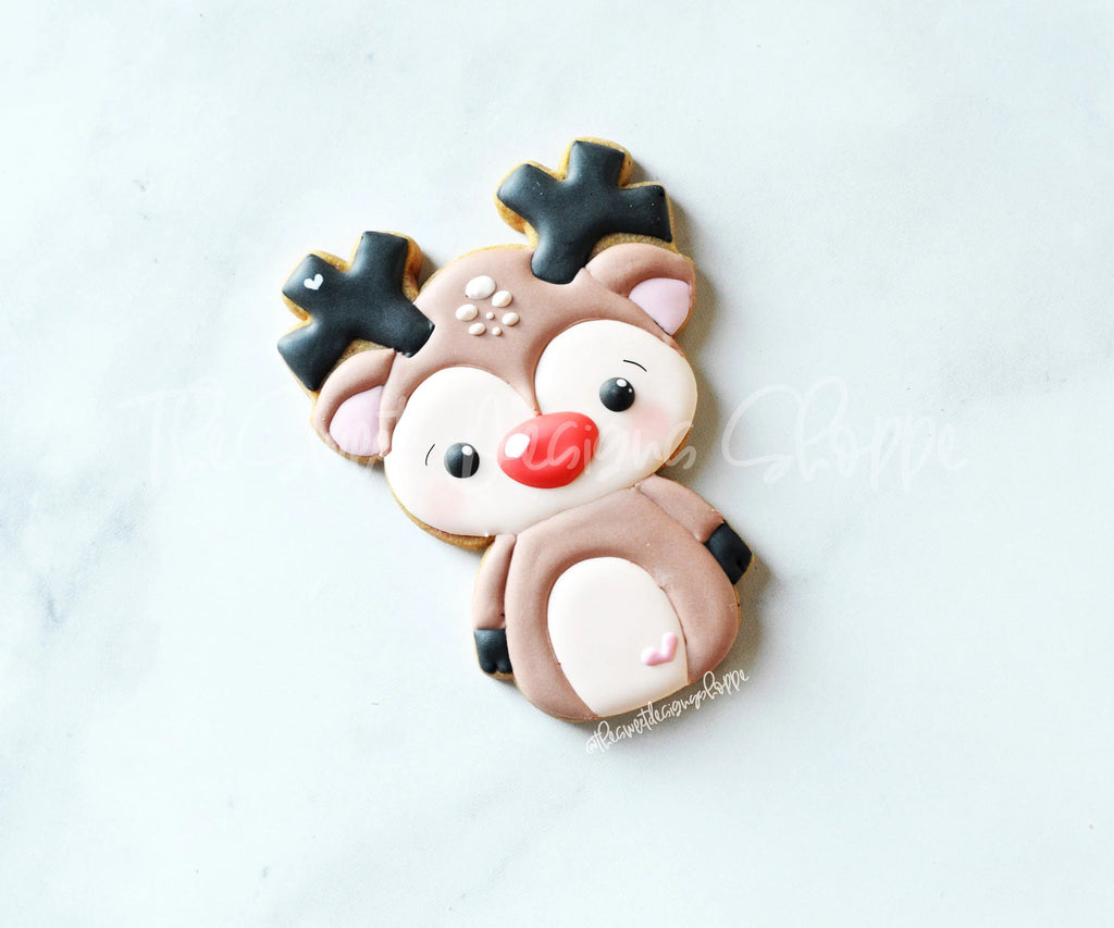 Cookie Cutters - Wobbly Reindeer - Cookie Cutter - The Sweet Designs Shoppe - TSDS - - ALL,Animal,Animals,Animals and Insects,baby toys,Christmas,Christmas / Winter,Christmas Cookies,Cookie Cutter,Promocode,toy,toys,wobble