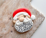 Cookie Cutters - Wobbly Santa Face - Cookie Cutter - The Sweet Designs Shoppe - TSDS - - ALL,baby toys,Christmas,Christmas / Winter,Christmas Cookies,Cookie Cutter,Promocode,Santa,STL,toy,toys,wobble